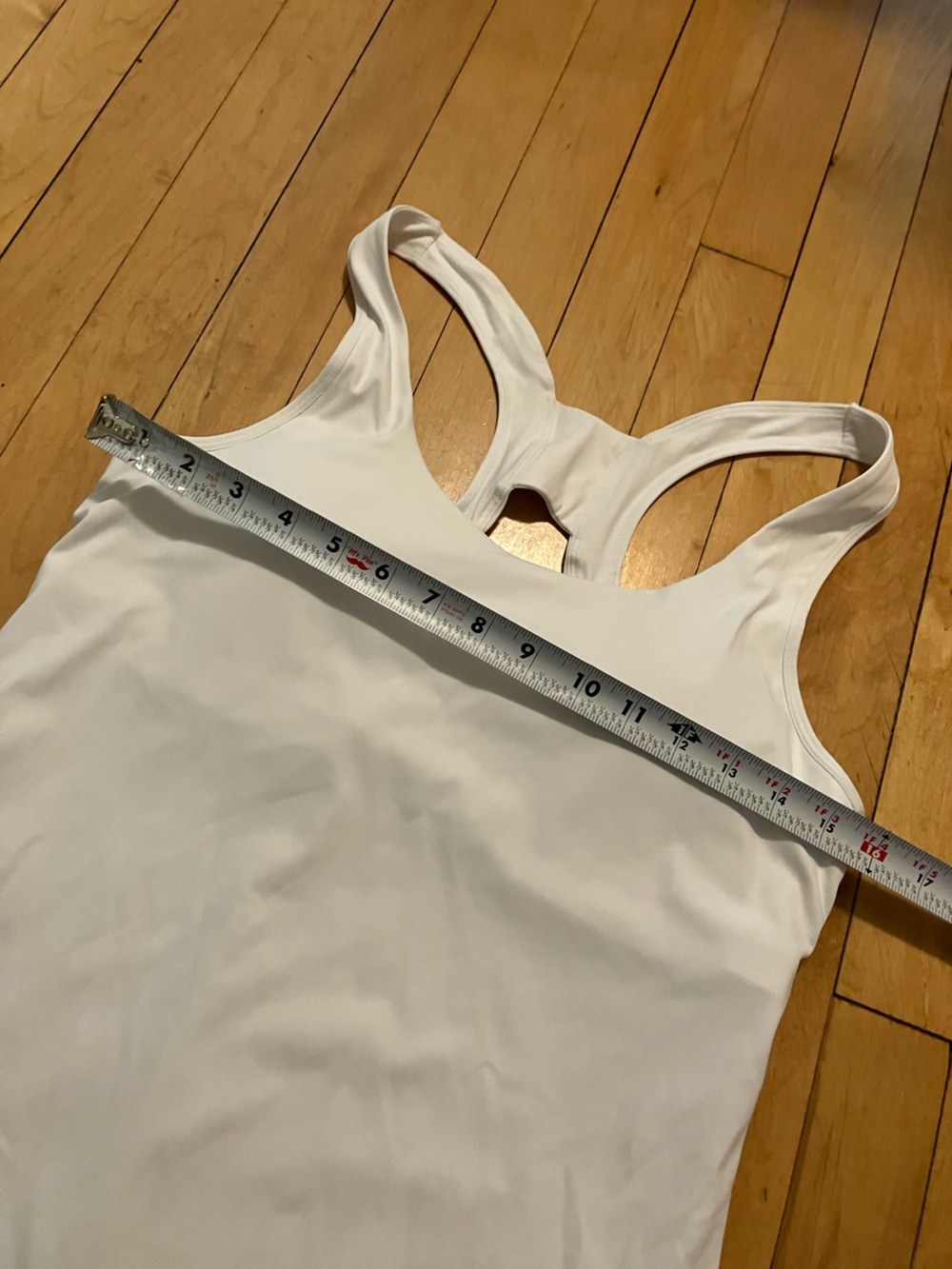 Halara Racerback White Mini Dress - Picture 7 of 10